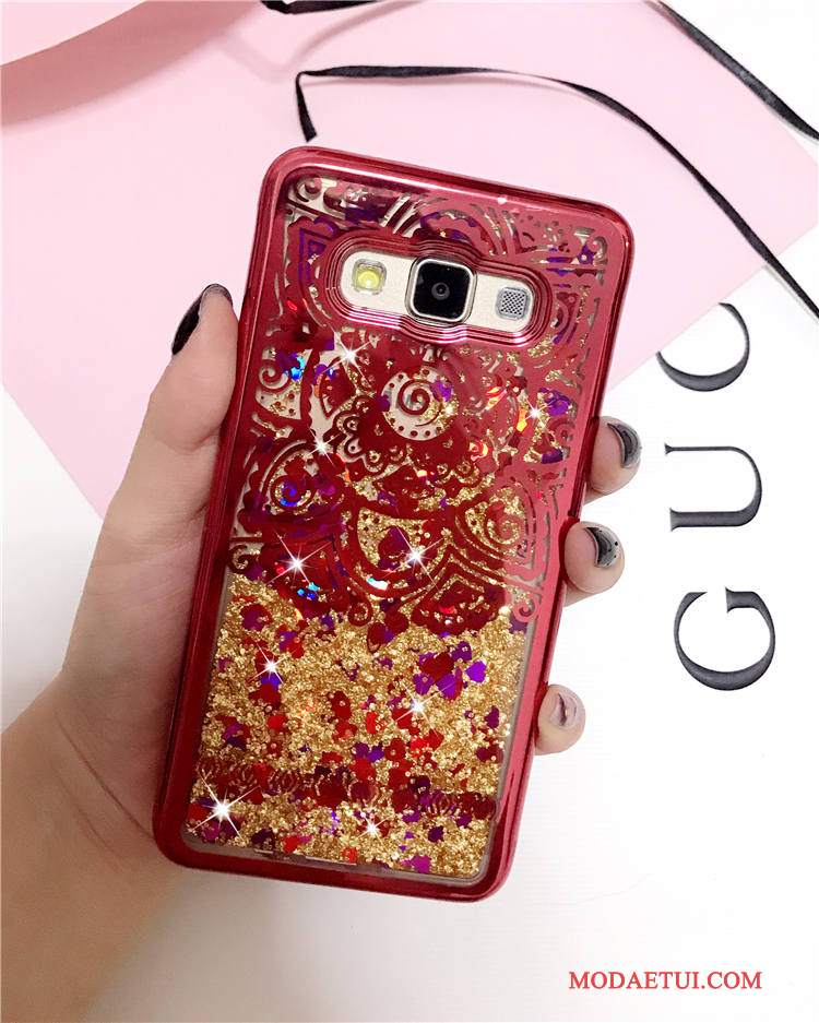 Futerał Samsung Galaxy J3 2015 Kwiaty Niebieski Liquid, Etui Samsung Galaxy J3 2015 Miękki Bicolored Wiatr