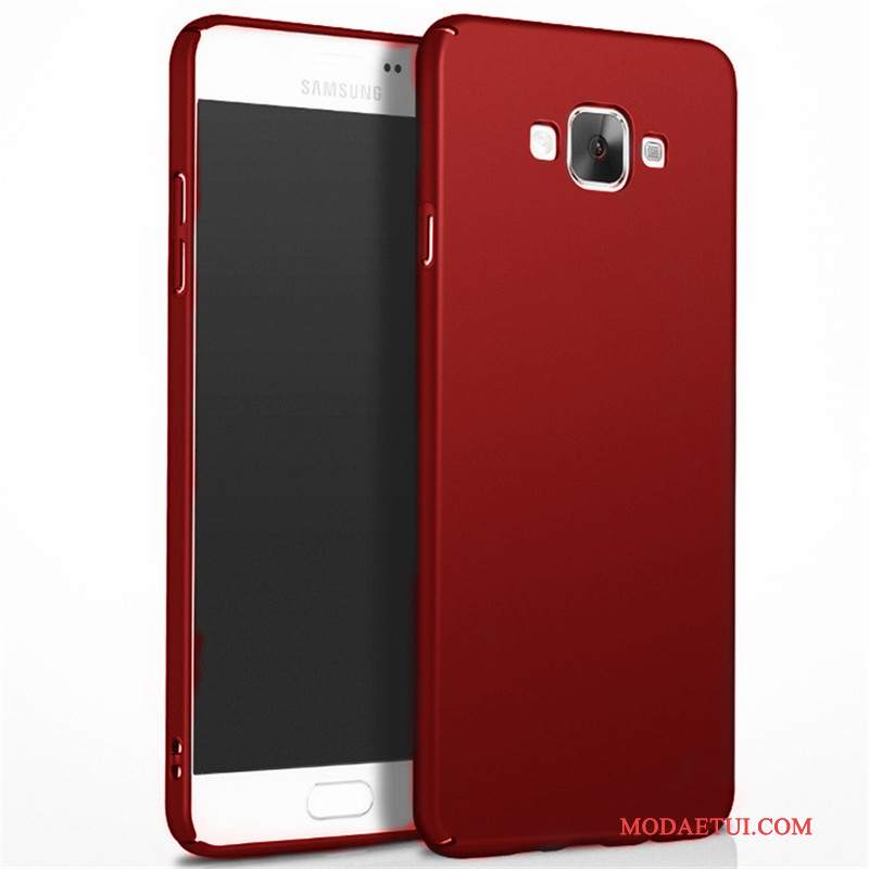 Futerał Samsung Galaxy J3 2016 Ochraniacz Trudnona Telefon, Etui Samsung Galaxy J3 2016 Czerwony Nubuku