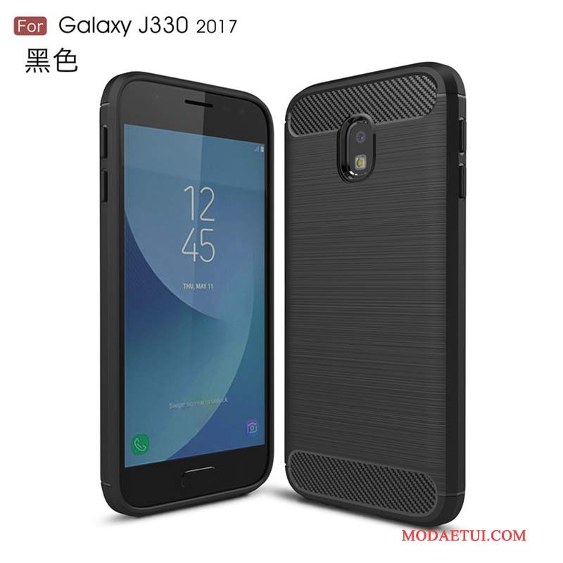 Futerał Samsung Galaxy J3 2017 Miękki Anti-fallna Telefon, Etui Samsung Galaxy J3 2017 Silikonowe Czarny