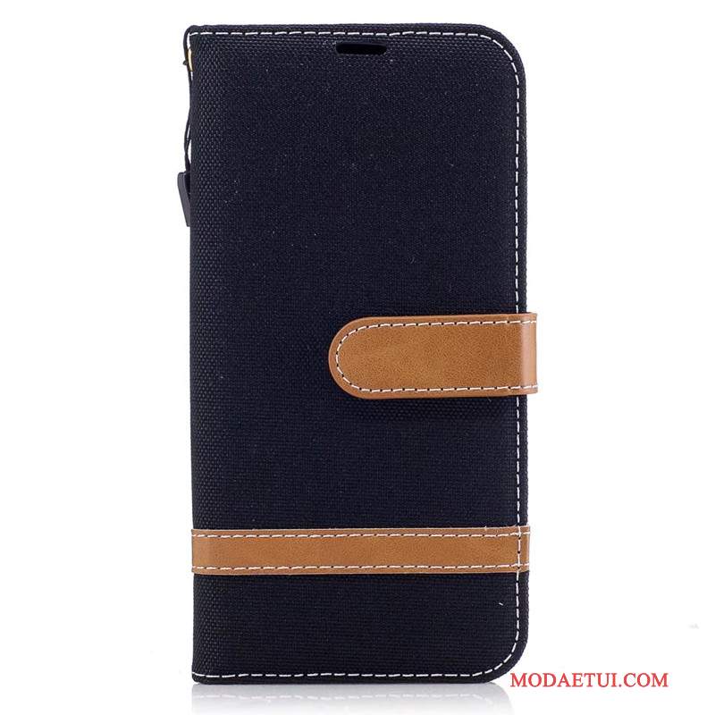 Futerał Samsung Galaxy J3 2017 Ochraniacz Denim Purpurowy, Etui Samsung Galaxy J3 2017 Skóra