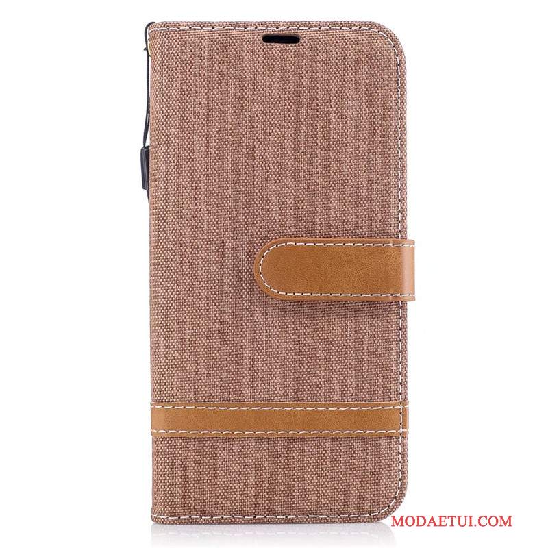 Futerał Samsung Galaxy J3 2017 Ochraniacz Denim Purpurowy, Etui Samsung Galaxy J3 2017 Skóra