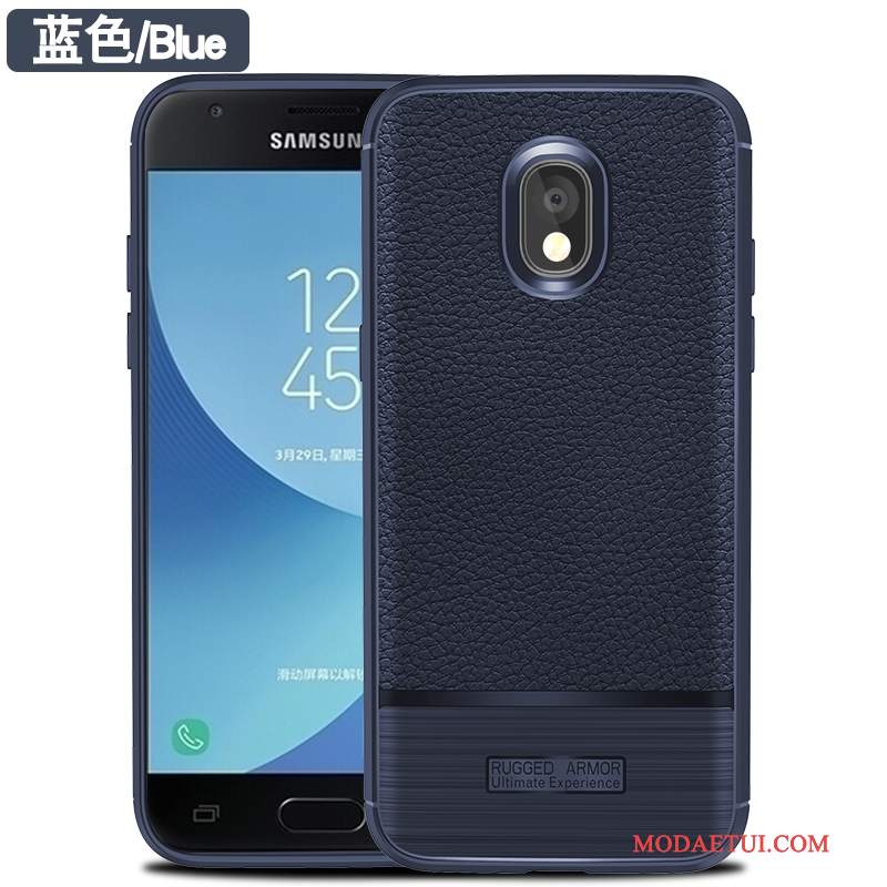 Futerał Samsung Galaxy J3 2017 Torby Na Telefon Anti-fall, Etui Samsung Galaxy J3 2017 Silikonowe Czarny
