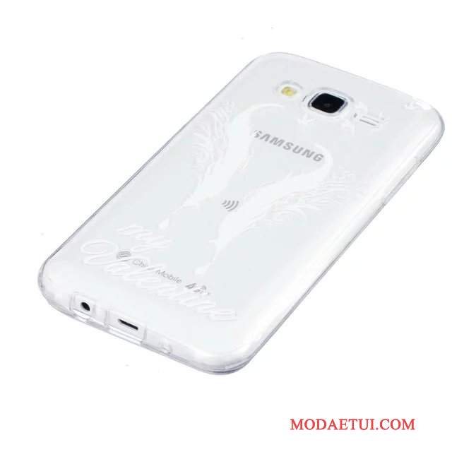 Futerał Samsung Galaxy J5 2015 Kwiaty Na Telefon Zielony, Etui Samsung Galaxy J5 2015 Relief