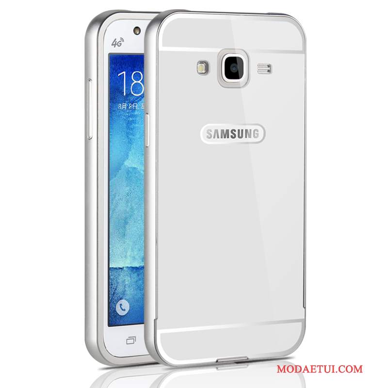 Futerał Samsung Galaxy J5 2015 Metal Trudno Anti-fall, Etui Samsung Galaxy J5 2015 Ochraniacz Różowena Telefon