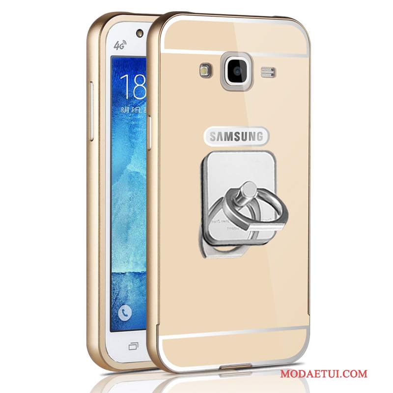 Futerał Samsung Galaxy J5 2015 Metal Trudno Anti-fall, Etui Samsung Galaxy J5 2015 Ochraniacz Różowena Telefon