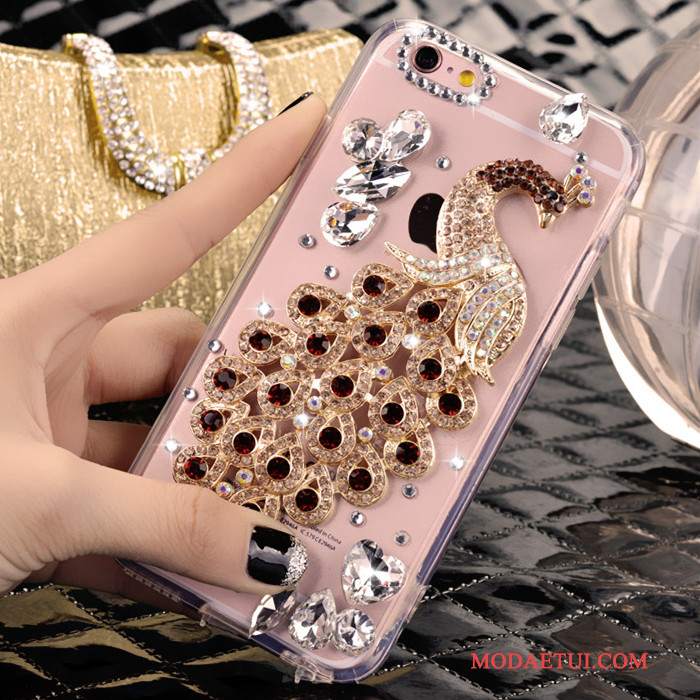 Futerał Samsung Galaxy J5 2015 Rhinestone Na Telefon Niebieski, Etui Samsung Galaxy J5 2015 Ochraniacz