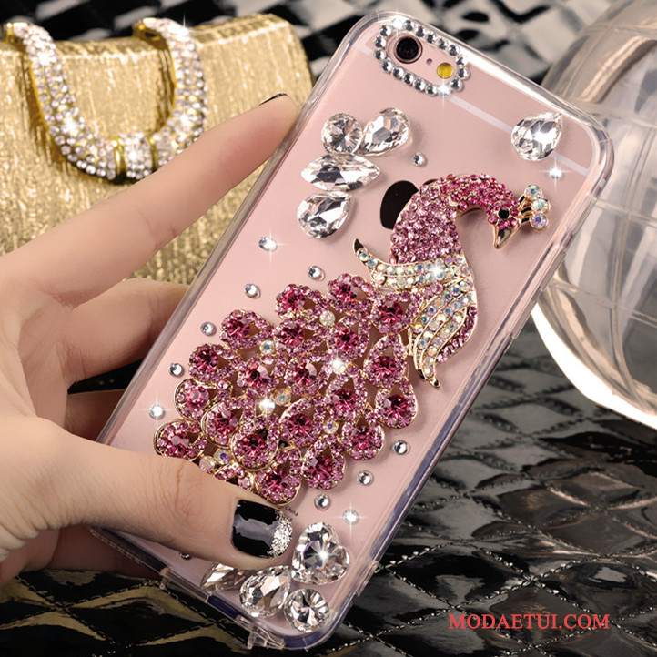 Futerał Samsung Galaxy J5 2015 Rhinestone Na Telefon Niebieski, Etui Samsung Galaxy J5 2015 Ochraniacz