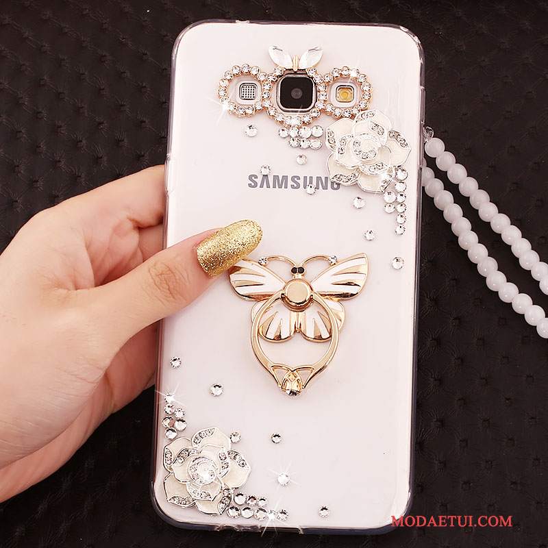 Futerał Samsung Galaxy J5 2016 Kolor Anti-fall Ring, Etui Samsung Galaxy J5 2016 Kryształna Telefon