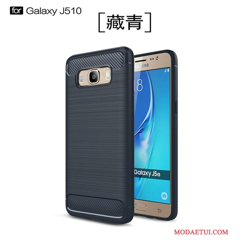 Futerał Samsung Galaxy J5 2016 Silikonowe Na Telefon Anti-fall, Etui Samsung Galaxy J5 2016 Miękki Czarny