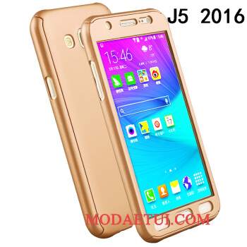 Futerał Samsung Galaxy J5 2016 Torby Anti-fallna Telefon, Etui Samsung Galaxy J5 2016 Ochraniacz Złoto Trudno