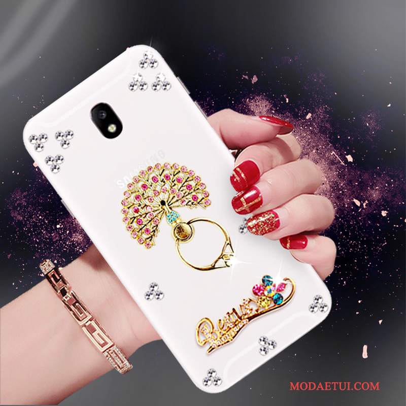 Futerał Samsung Galaxy J5 2017 Rhinestone Tendencja Europa, Etui Samsung Galaxy J5 2017 Ochraniacz Białyna Telefon