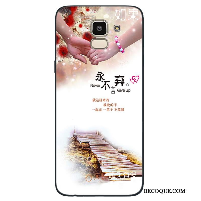 Futerał Samsung Galaxy J6 Torby Różowena Telefon, Etui Samsung Galaxy J6 Silikonowe Osobowość Anti-fall