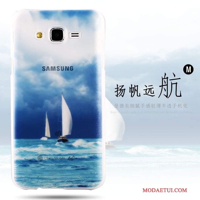 Futerał Samsung Galaxy J7 2015 Kolor Trudno Przezroczysty, Etui Samsung Galaxy J7 2015 Ochraniacz Cienkie Tendencja