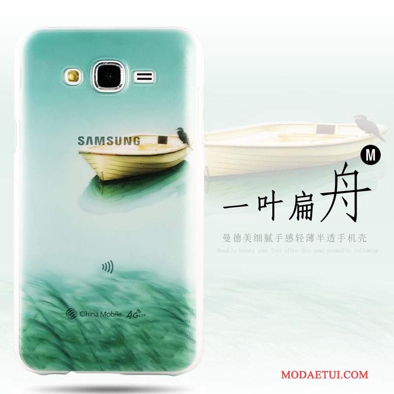 Futerał Samsung Galaxy J7 2015 Kolor Trudno Przezroczysty, Etui Samsung Galaxy J7 2015 Ochraniacz Cienkie Tendencja