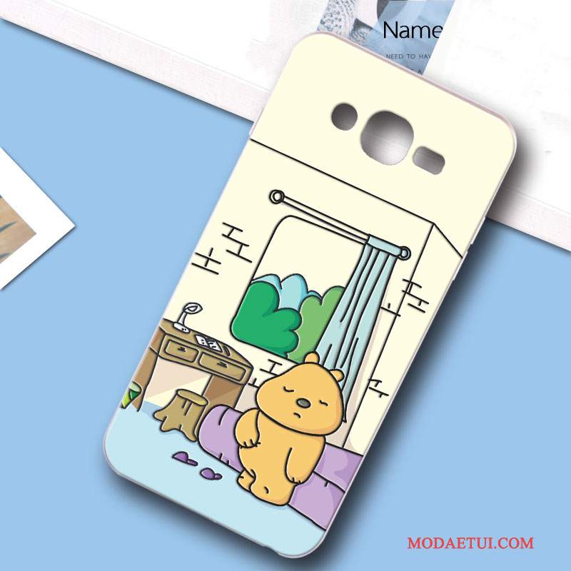 Futerał Samsung Galaxy J7 2015 Miękki Jasny Niebieski Anti-fall, Etui Samsung Galaxy J7 2015 Ochraniacz Trudno Osobowość