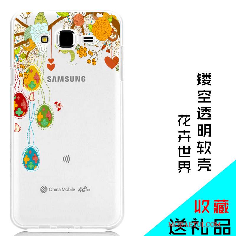 Futerał Samsung Galaxy J7 2015 Ochraniacz Na Telefon Przezroczysty, Etui Samsung Galaxy J7 2015 Miękki