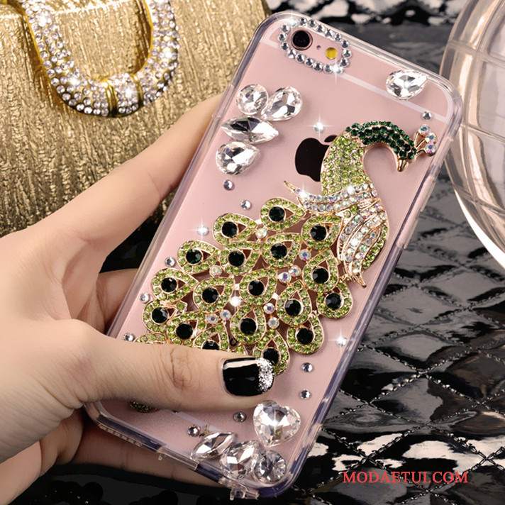 Futerał Samsung Galaxy J7 2015 Rhinestone Zielonyna Telefon, Etui Samsung Galaxy J7 2015 Torby