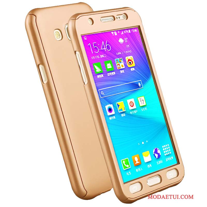 Futerał Samsung Galaxy J7 2016 Torby Złotona Telefon, Etui Samsung Galaxy J7 2016 Ochraniacz Proste Trudno