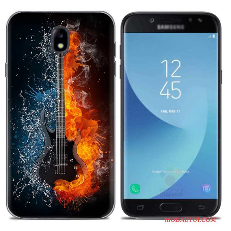 Futerał Samsung Galaxy J7 2017 Kreatywne Europana Telefon, Etui Samsung Galaxy J7 2017 Miękki Szary