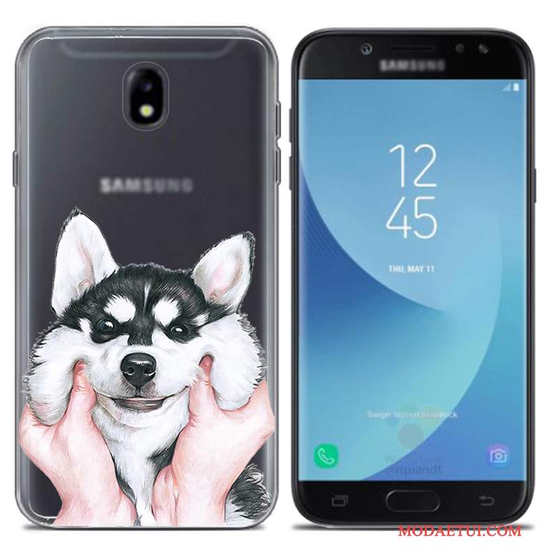 Futerał Samsung Galaxy J7 2017 Kreatywne Europana Telefon, Etui Samsung Galaxy J7 2017 Miękki Szary