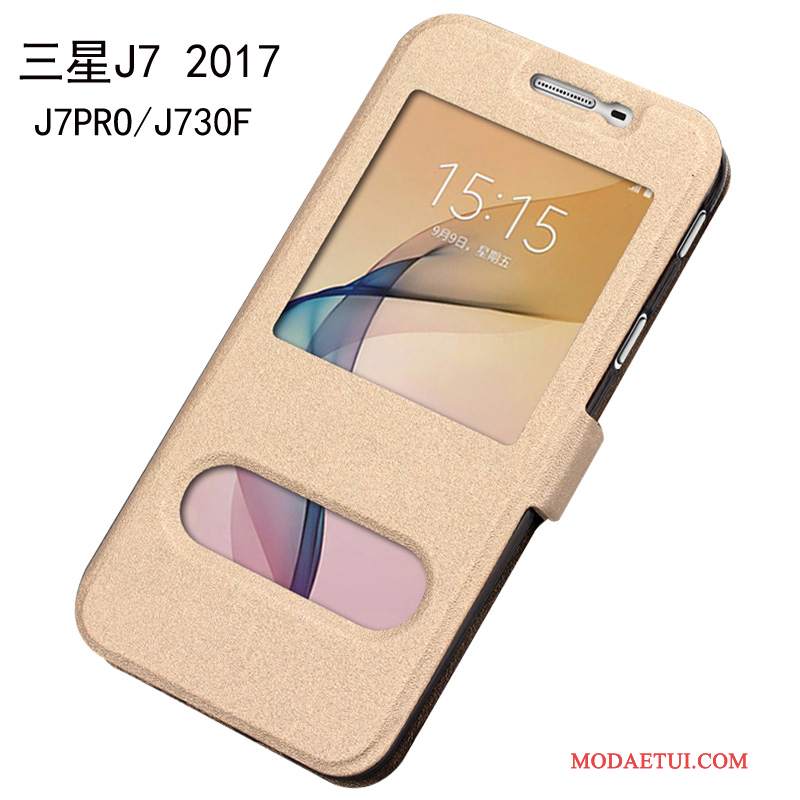 Futerał Samsung Galaxy J7 2017 Ochraniacz Czerwonyna Telefon, Etui Samsung Galaxy J7 2017 Skóra