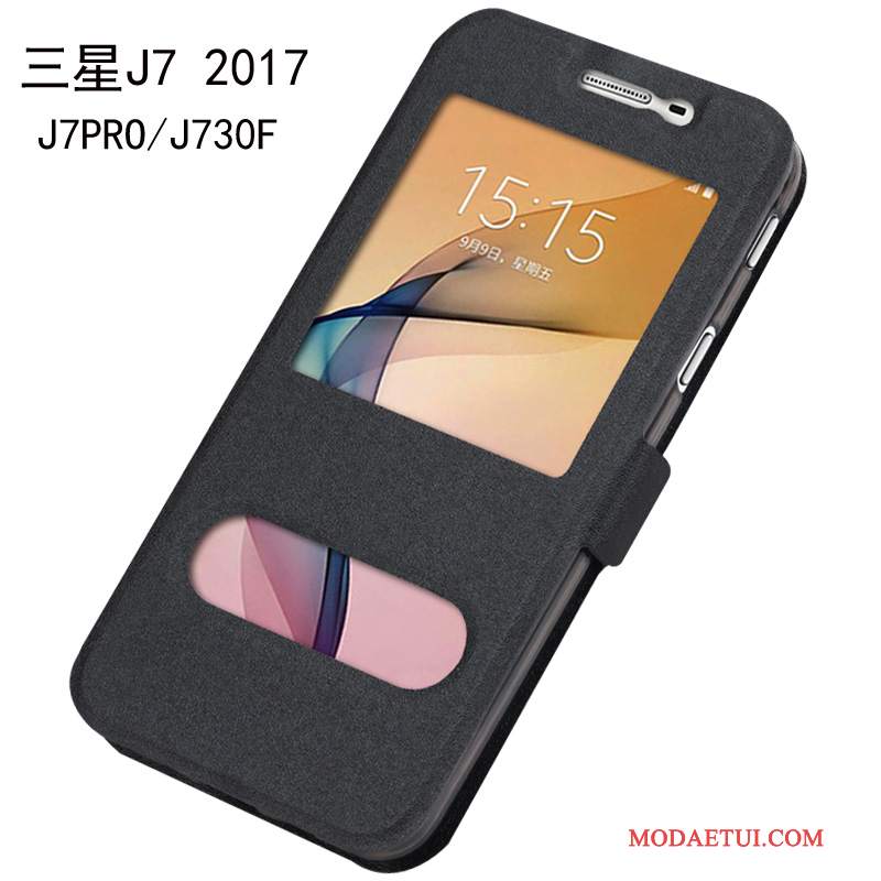 Futerał Samsung Galaxy J7 2017 Ochraniacz Czerwonyna Telefon, Etui Samsung Galaxy J7 2017 Skóra