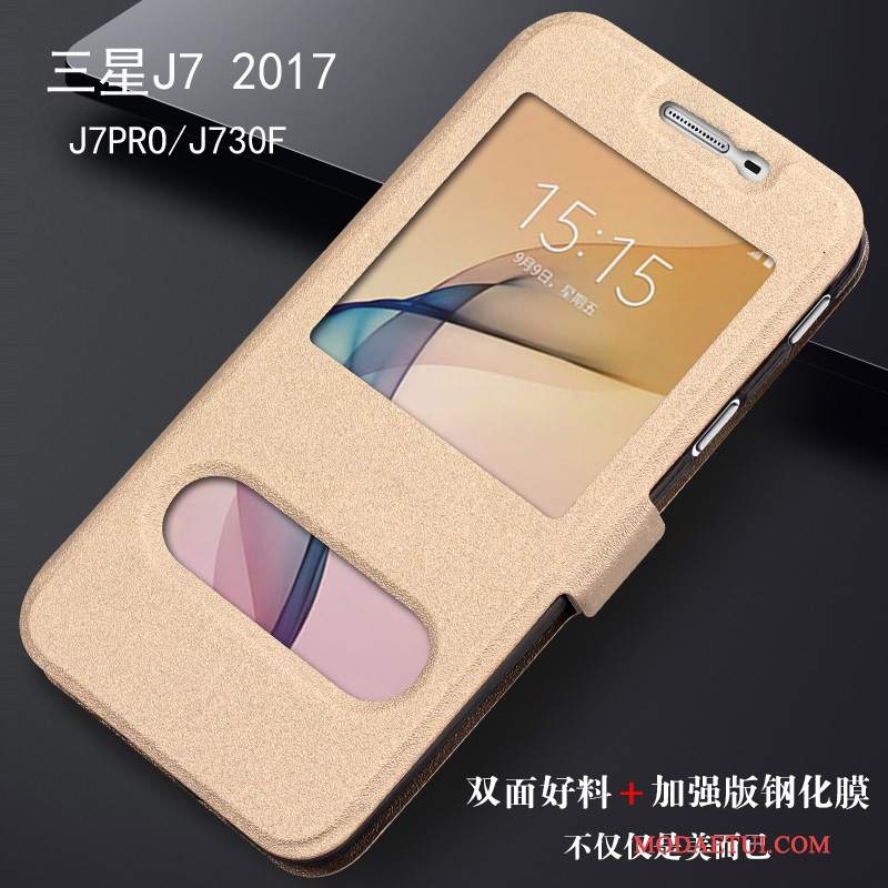 Futerał Samsung Galaxy J7 2017 Ochraniacz Czerwonyna Telefon, Etui Samsung Galaxy J7 2017 Skóra