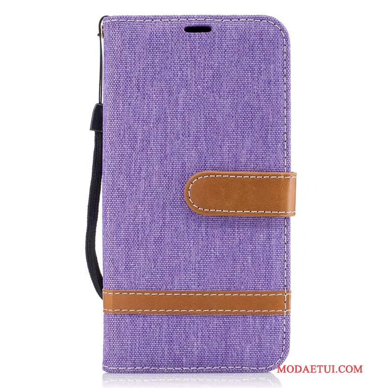 Futerał Samsung Galaxy J7 2017 Portfel Czerwony Denim, Etui Samsung Galaxy J7 2017 Torby