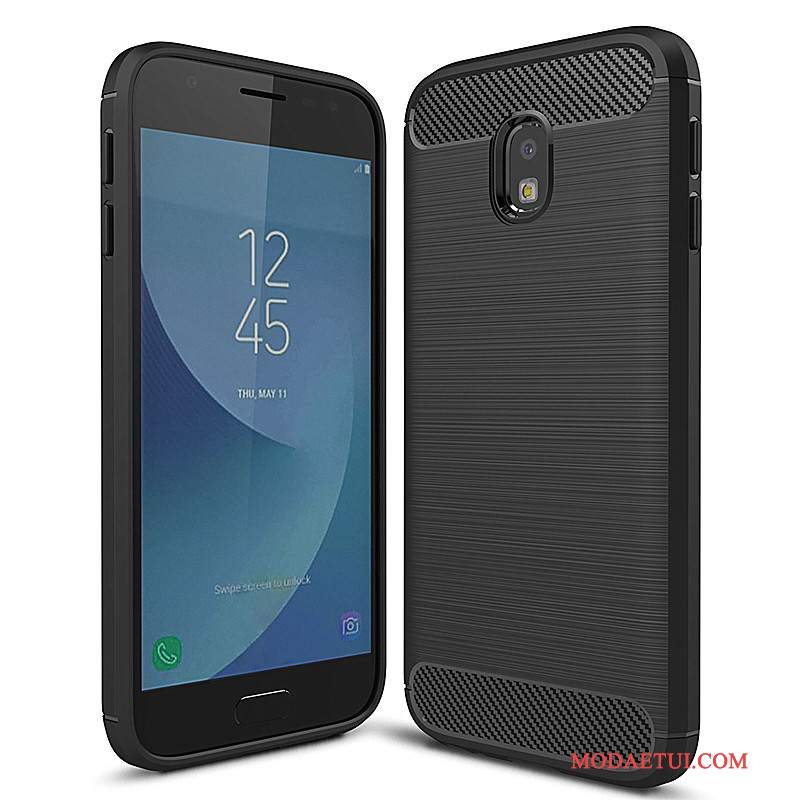 Futerał Samsung Galaxy J7 2017 Silikonowe Szary, Etui Samsung Galaxy J7 2017 Ochraniacz