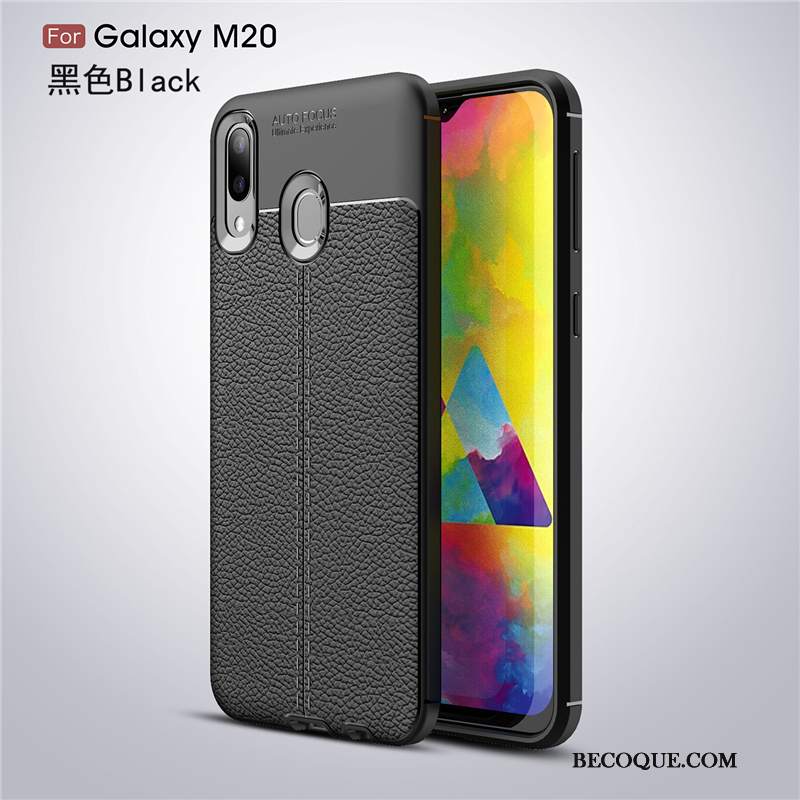 Futerał Samsung Galaxy M20 Silikonowe Filmy Zielony, Etui Samsung Galaxy M20 Ochraniacz Anti-fall Ring