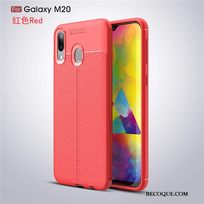 Futerał Samsung Galaxy M20 Silikonowe Filmy Zielony, Etui Samsung Galaxy M20 Ochraniacz Anti-fall Ring