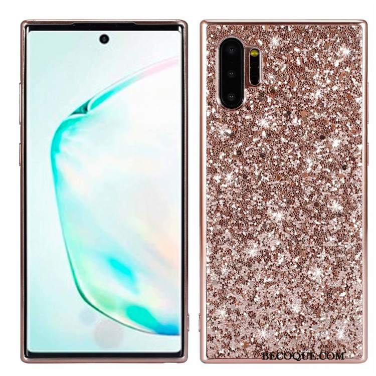 Futerał Samsung Galaxy Note 10+ Kreatywne Na Telefon Anti-fall, Etui Samsung Galaxy Note 10+ Ochraniacz Proszek Niebieski