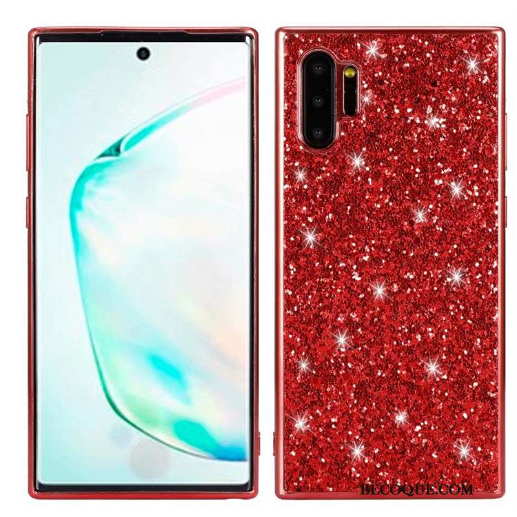 Futerał Samsung Galaxy Note 10+ Kreatywne Na Telefon Anti-fall, Etui Samsung Galaxy Note 10+ Ochraniacz Proszek Niebieski