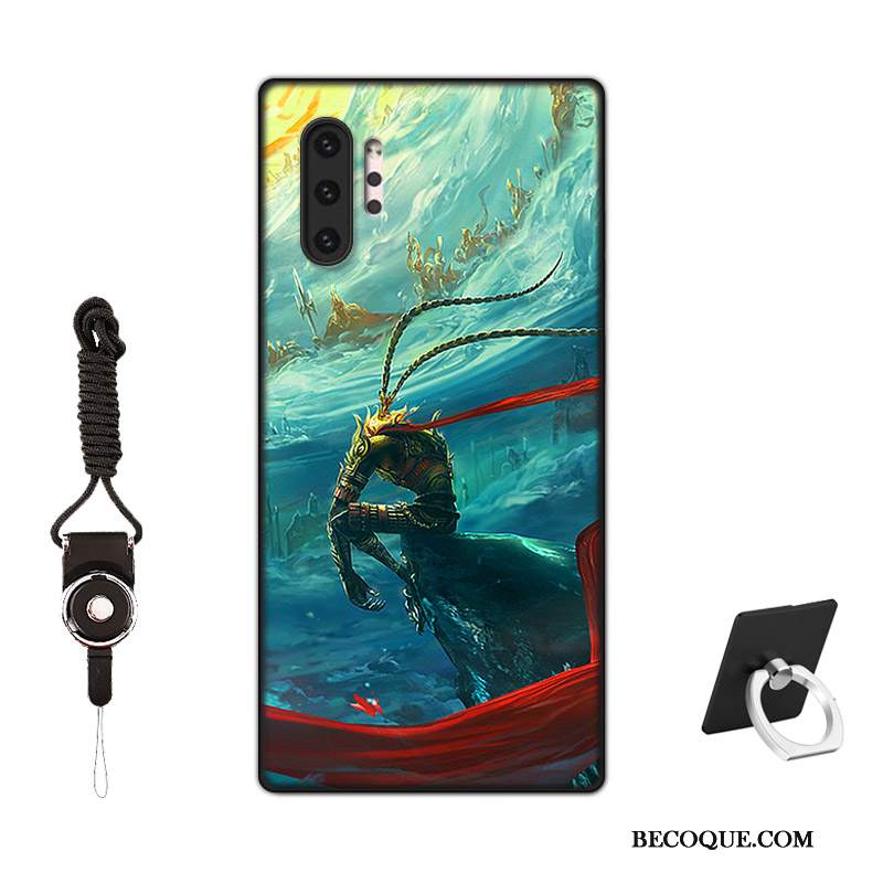 Futerał Samsung Galaxy Note 10+ Silikonowe Na Telefon Niebieski, Etui Samsung Galaxy Note 10+ Ochraniacz Nubuku Filmy