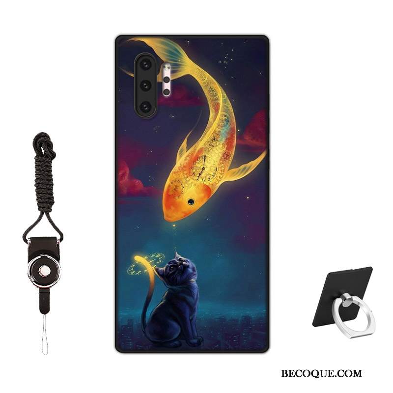 Futerał Samsung Galaxy Note 10+ Silikonowe Na Telefon Niebieski, Etui Samsung Galaxy Note 10+ Ochraniacz Nubuku Filmy