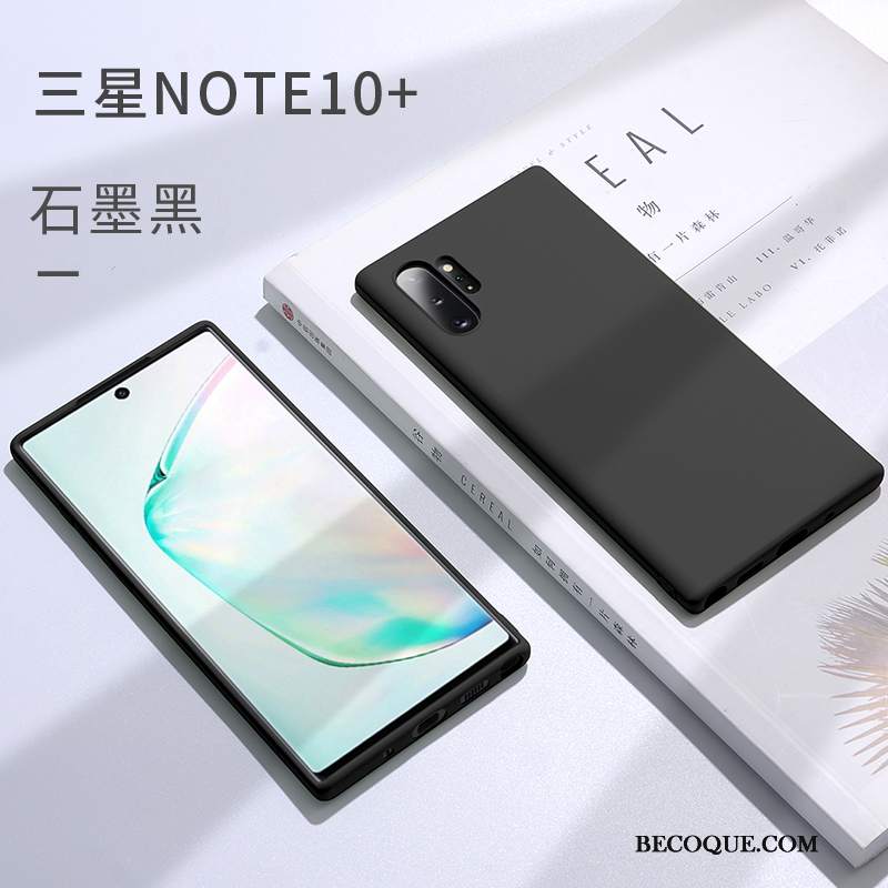 Futerał Samsung Galaxy Note 10+ Torby Cienkie Tendencja, Etui Samsung Galaxy Note 10+ Silikonowe Na Telefon Niebieski