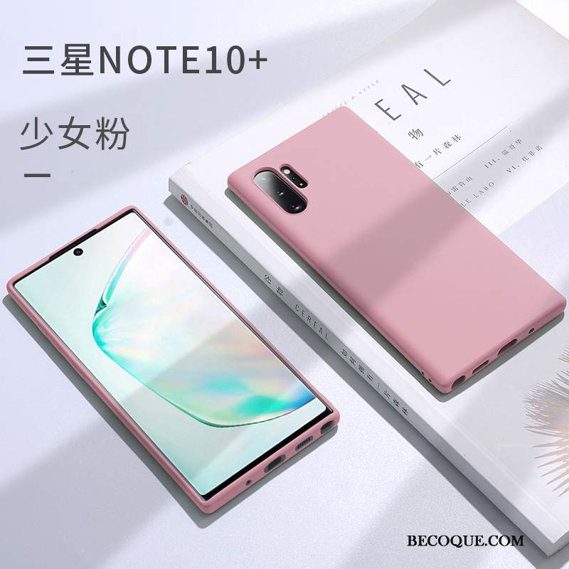 Futerał Samsung Galaxy Note 10+ Torby Cienkie Tendencja, Etui Samsung Galaxy Note 10+ Silikonowe Na Telefon Niebieski