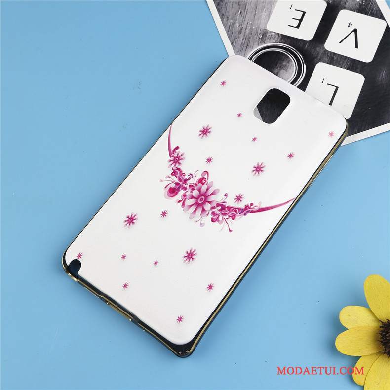 Futerał Samsung Galaxy Note 3 Metal Tylna Pokrywana Telefon, Etui Samsung Galaxy Note 3 Kolor Granica