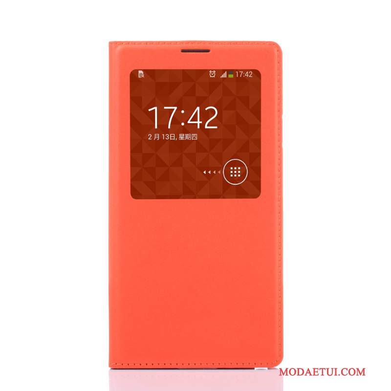 Futerał Samsung Galaxy Note 3 Ochraniacz Na Telefon Pomarańczowy, Etui Samsung Galaxy Note 3 Skóra Żółty