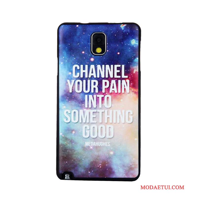 Futerał Samsung Galaxy Note 3 Relief Tendencja Filmy, Etui Samsung Galaxy Note 3 Miękki Na Telefon Szkło Hartowane