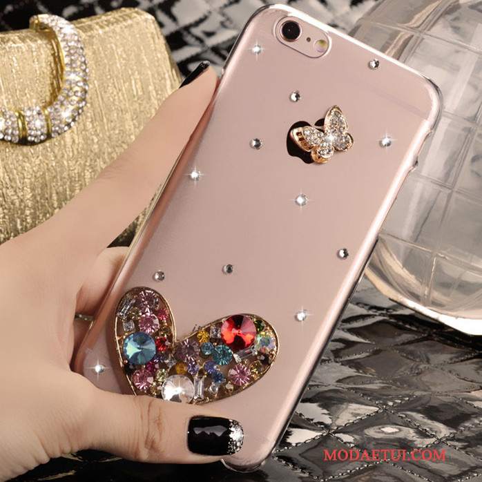 Futerał Samsung Galaxy Note 3 Rhinestone Na Telefon Czerwony, Etui Samsung Galaxy Note 3 Ochraniacz