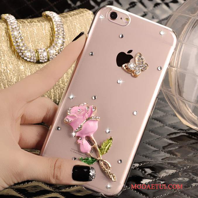 Futerał Samsung Galaxy Note 3 Rhinestone Na Telefon Czerwony, Etui Samsung Galaxy Note 3 Ochraniacz