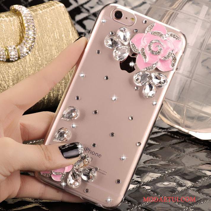 Futerał Samsung Galaxy Note 3 Rhinestone Na Telefon Czerwony, Etui Samsung Galaxy Note 3 Ochraniacz