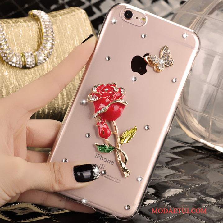 Futerał Samsung Galaxy Note 3 Rhinestone Na Telefon Czerwony, Etui Samsung Galaxy Note 3 Ochraniacz