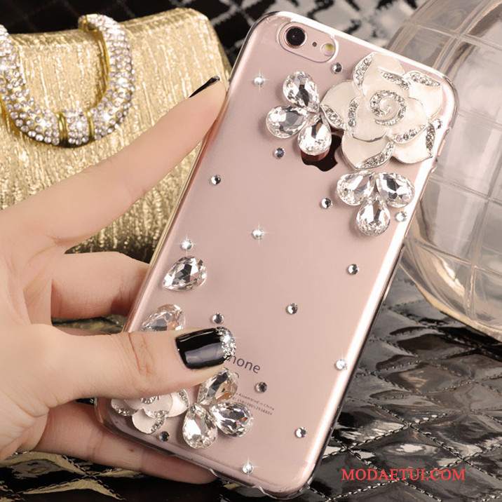 Futerał Samsung Galaxy Note 3 Rhinestone Na Telefon Czerwony, Etui Samsung Galaxy Note 3 Ochraniacz