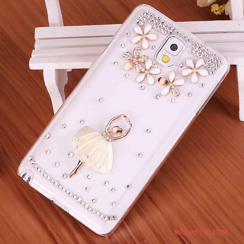 Futerał Samsung Galaxy Note 3 Rhinestone Tendencjana Telefon, Etui Samsung Galaxy Note 3 Ochraniacz Niebieski