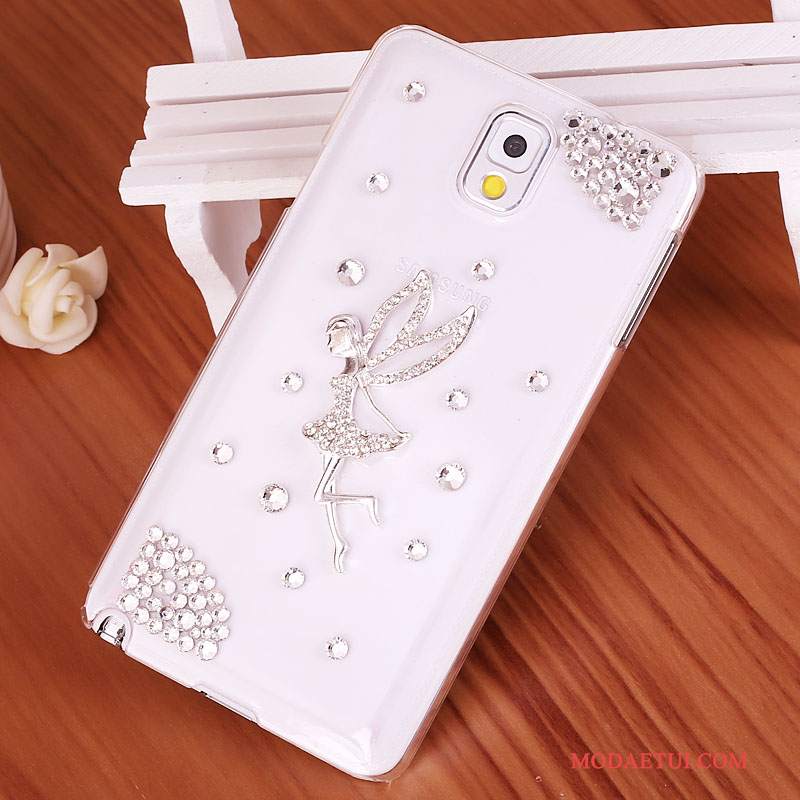 Futerał Samsung Galaxy Note 3 Rhinestone Tendencjana Telefon, Etui Samsung Galaxy Note 3 Ochraniacz Niebieski