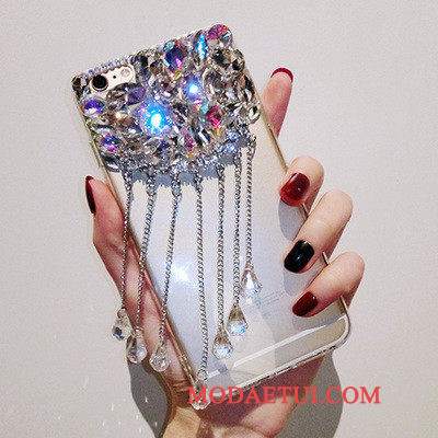 Futerał Samsung Galaxy Note 3 Rhinestone Wisiorek Czarny, Etui Samsung Galaxy Note 3 Kreatywne Klejnoty Z Frędzlami