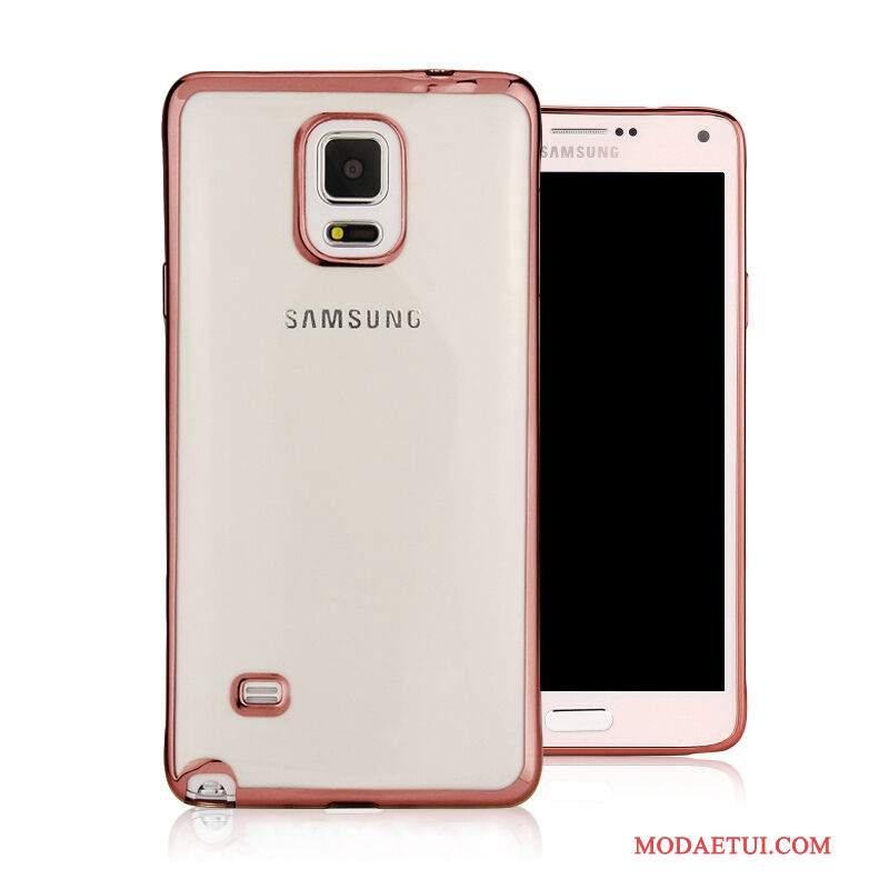 Futerał Samsung Galaxy Note 4 Ochraniacz Przezroczystyna Telefon, Etui Samsung Galaxy Note 4 Miękki Poszycie Złoto