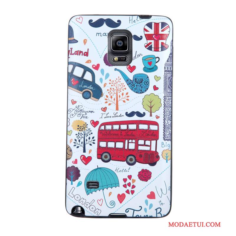 Futerał Samsung Galaxy Note 4 Relief Filmyna Telefon, Etui Samsung Galaxy Note 4 Kolor Szkło Hartowane Tendencja